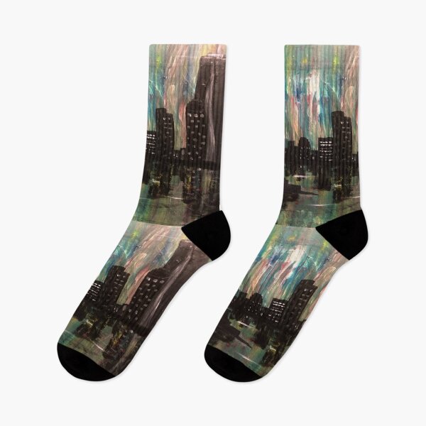 Item preview, Acrylic painting Abstract art of New York designed and sold by painttime.