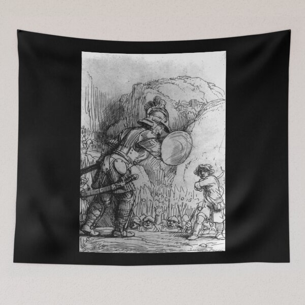 Item preview, David and Goliath - Rembrandt - 1655 designed and sold by CrankyOldDude.