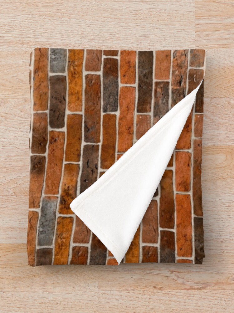 "Brick Wall" Throw Blanket for Sale by DolphinPod Redbubble