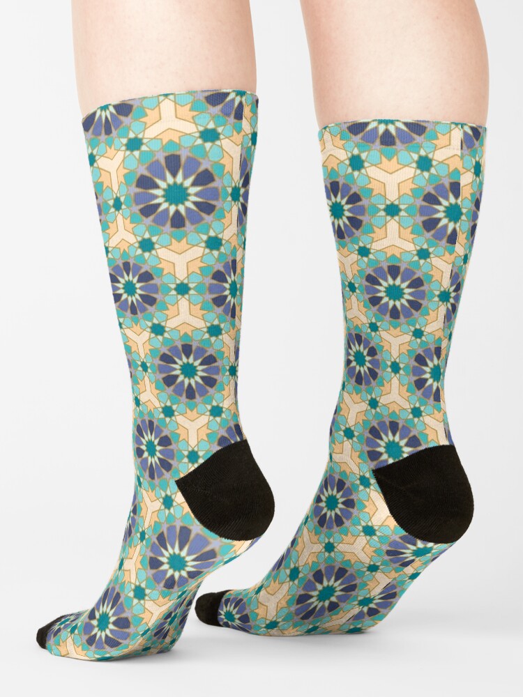 Alternate view of Geometric Pattern: Arabic Tiles: Dream Socks