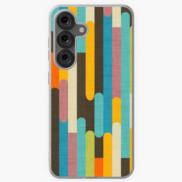 Item preview, Retro Color Block Popsicle Sticks Blue designed and sold by susycosta.