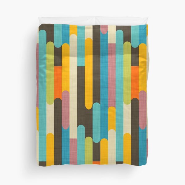 Item preview, Retro Color Block Popsicle Sticks Blue designed and sold by susycosta.