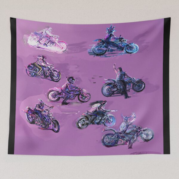 Item preview, Whimical Bikes & Biker Gang. designed and sold by INDICATOR.
