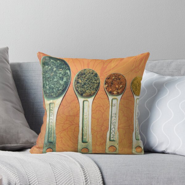 Item preview, Four Measuring spoons full of spices designed and sold by Sheri Nye.