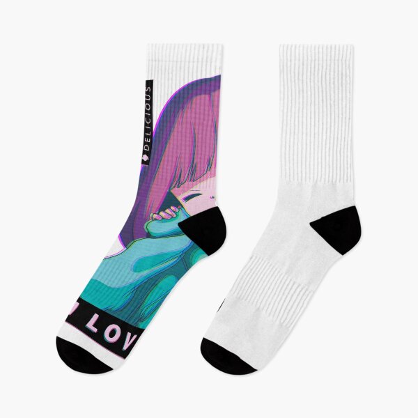 Item preview, Hate Me I Love You - Aesthetic Vaporwave Anime Girl designed and sold by AlexanderGorham.