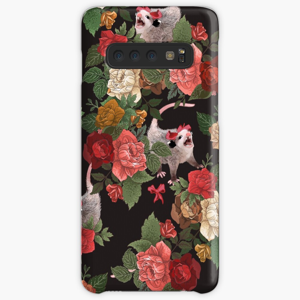Opossum floral pattern Case & Skin for Samsung Galaxy