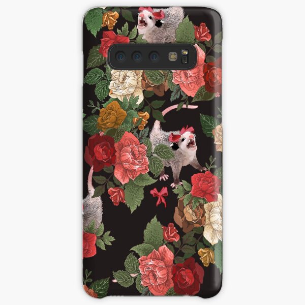 Opossum floral pattern Samsung Galaxy Snap Case