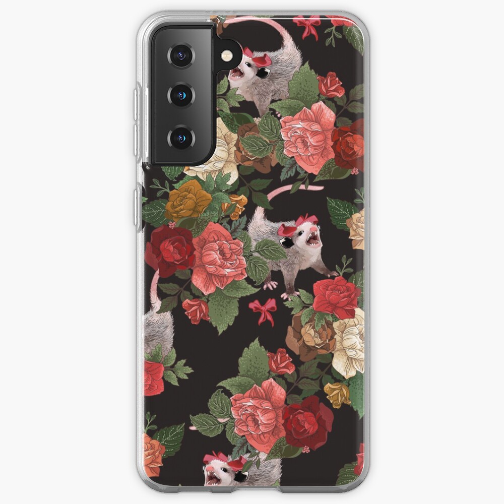 Opossum floral pattern Case & Skin for Samsung Galaxy