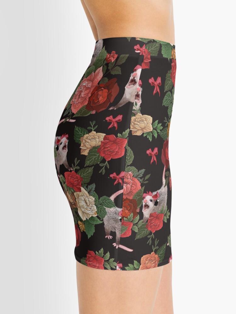 Alternate view of Opossum floral pattern Mini Skirt