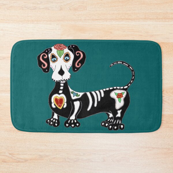 Item preview, Dachshund Sugar Skull designed and sold by J-CCreations.