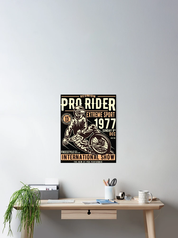 Thumbnail 2 of 3, Poster, Pro Rider designed and sold by GraffitiBox.