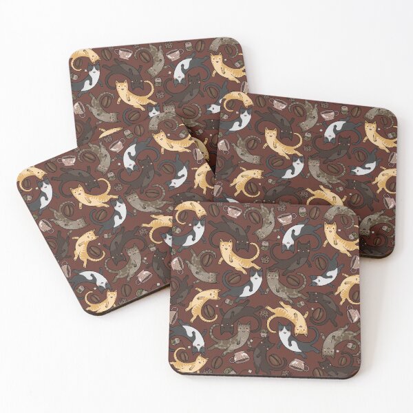 Item preview, Coffee/Tea Cats designed and sold by dcrownfield.