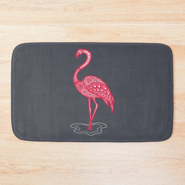 Item preview, Folksy flamingo designed and sold by Pilar Hernandez.
