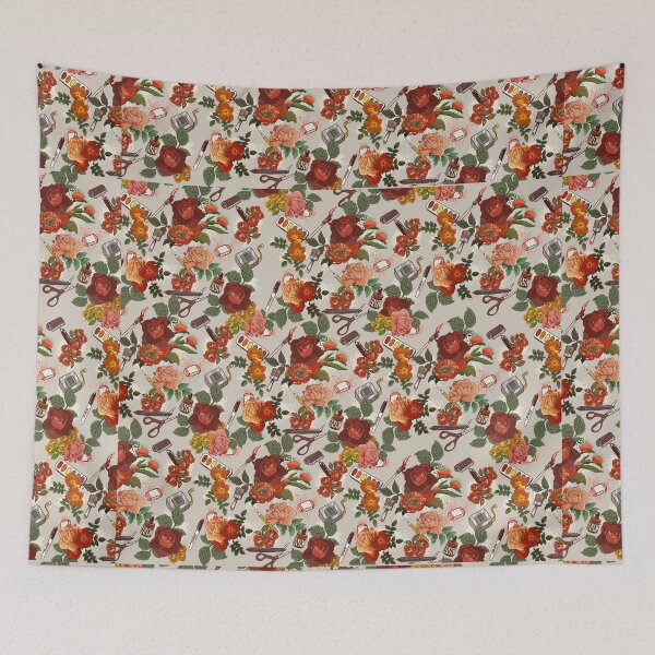 Item preview, Art Supply Floral Pattern designed and sold by dcrownfield.
