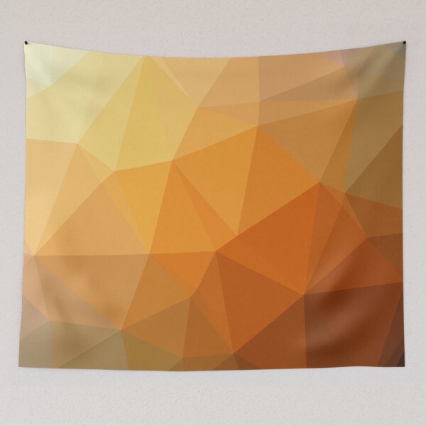 Item preview, Tonos de naranja triángulo abstracto designed and sold by J-CCreations.
