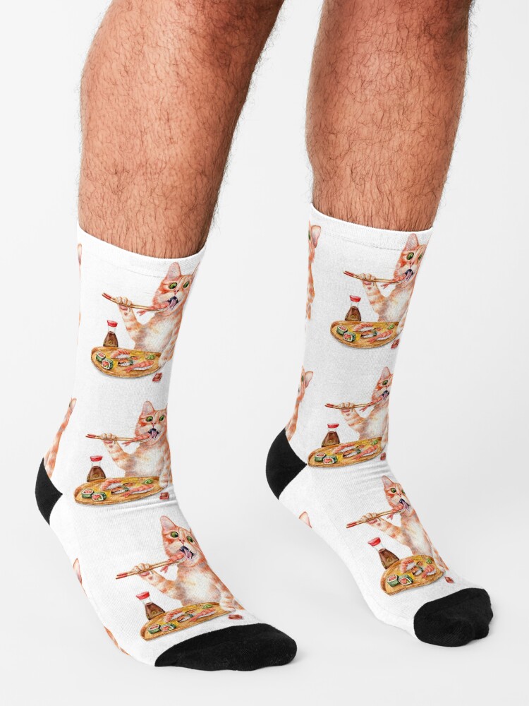 Alternate view of Sushi Cat Socks