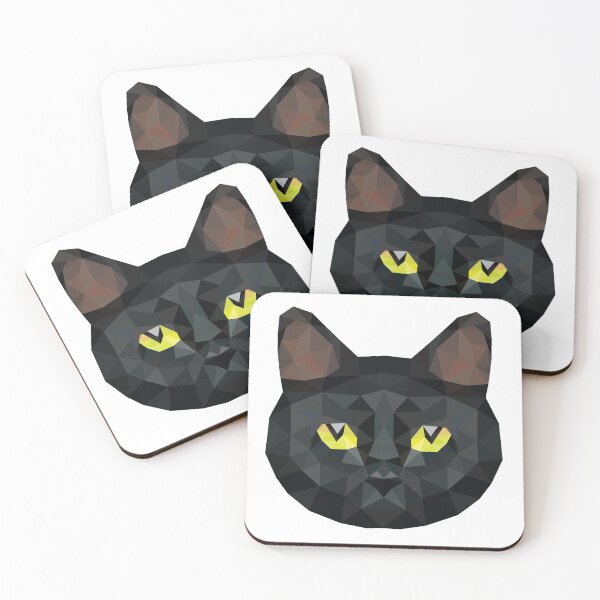 Item preview, Low Poly Black Cat | Low Poly Art designed and sold by Brian Kroijer.