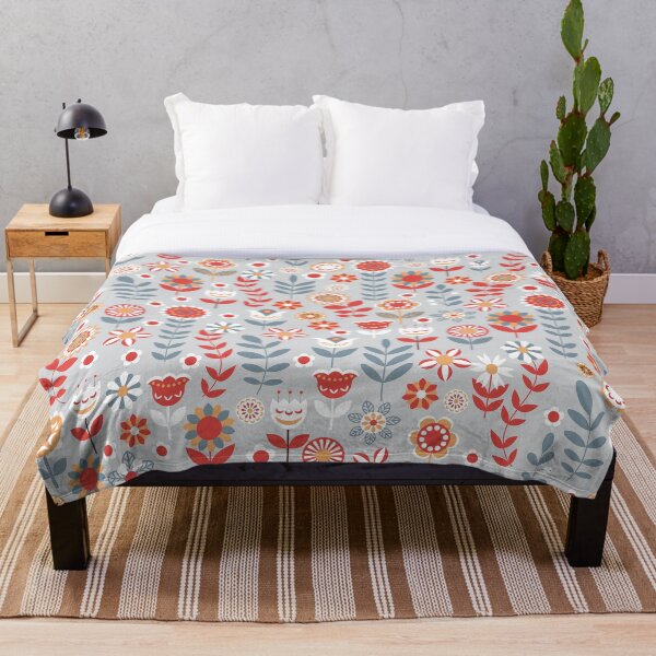 Item preview, Seamless pattern with flowers. The Scandinavian style. designed and sold by Skaska.