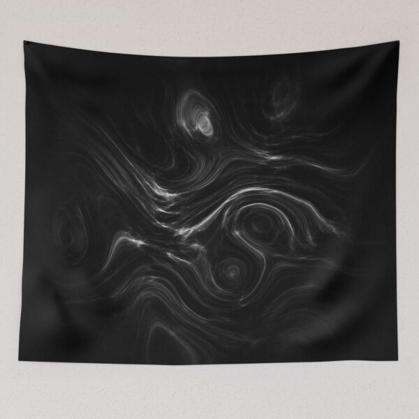 Item preview, Black Plasma Energy Abstract Artwork  designed and sold by NaturePrints.