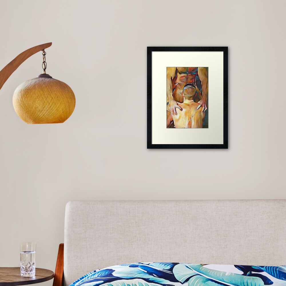 Right There, Boy Framed Art Print