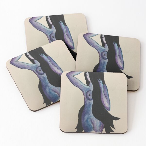 Item preview, Watercolor Silhouette 2 Purple Chiaps designed and sold by cadencechiappe.