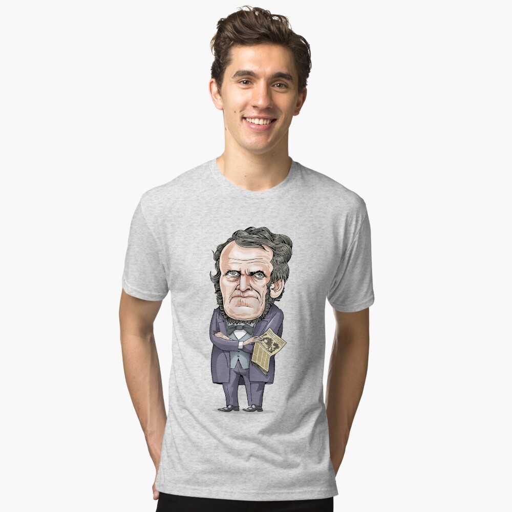 Item preview, Tri-blend T-Shirt designed and sold by MacKaycartoons.