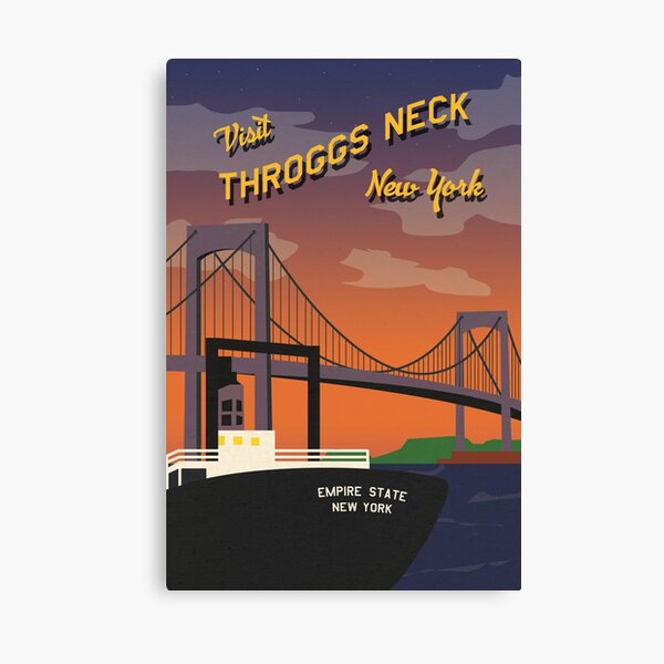 Item preview, Vintage Throggs Neck New York Poster designed and sold by Luke Danko.
