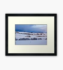 A Winter Landscape Framed Print