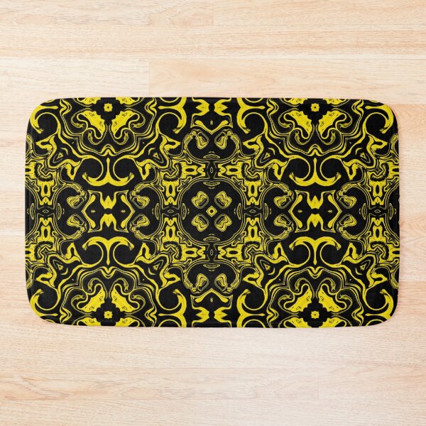 Item preview, Monochrome Yellow Mosaic, Pattern 1, by Bennydoscope designed and sold by Bennydoscope.