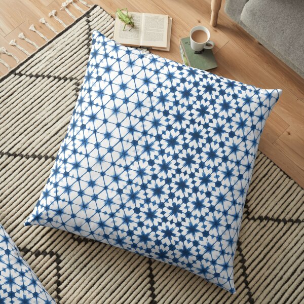 Shibori via Morocco Floor Pillow