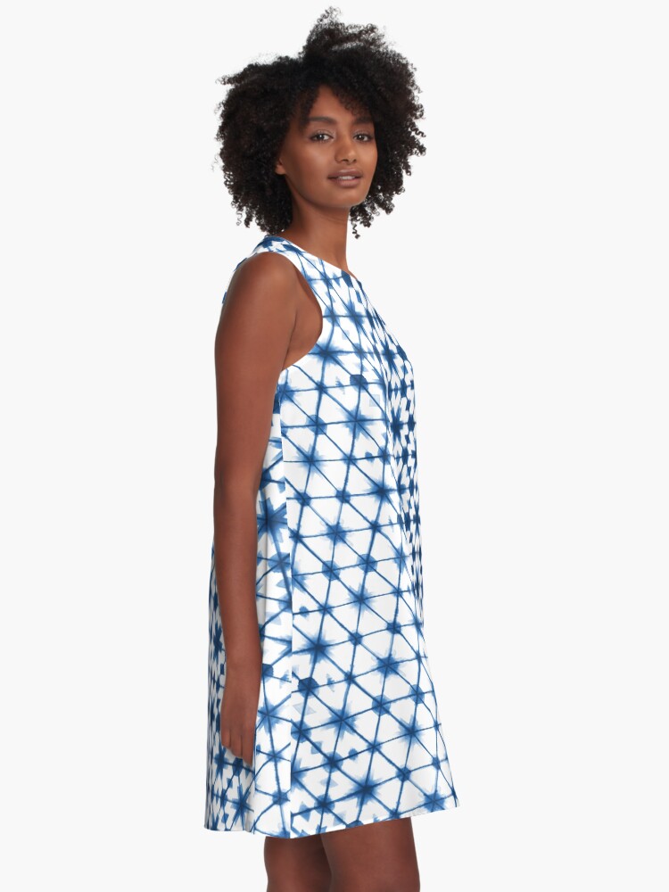 Alternate view of Shibori via Morocco A-Line Dress
