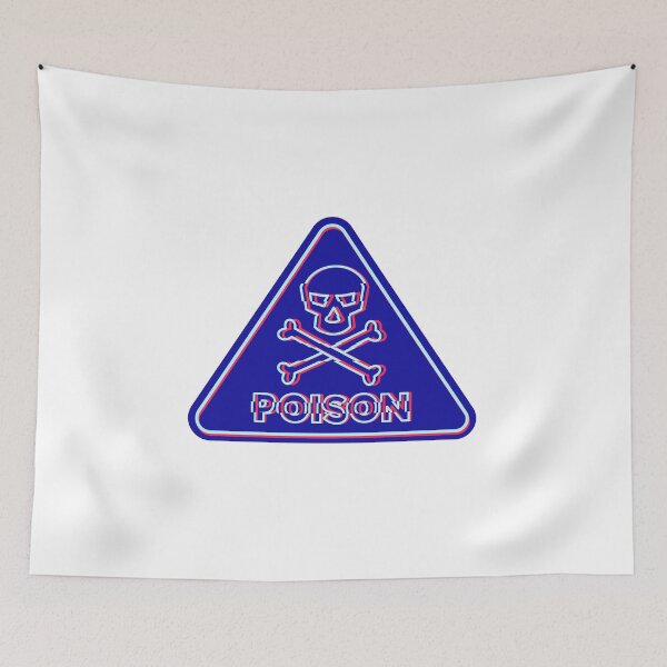 Item preview, Poison Symbol Neon Flickering Icon designed and sold by patrimonio.
