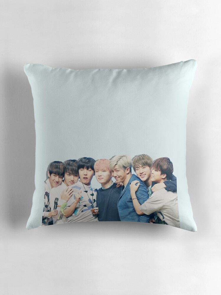 bts cartoon pillow