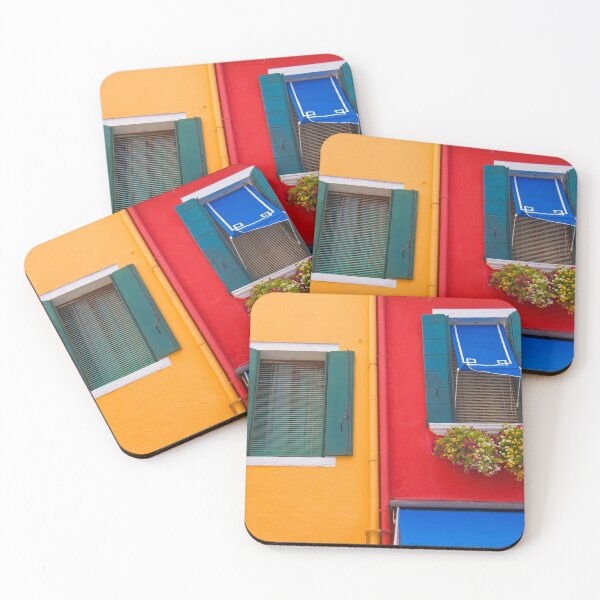 Item preview, Italy. Burano. Windows in Bold Colors. designed and sold by vadim19.