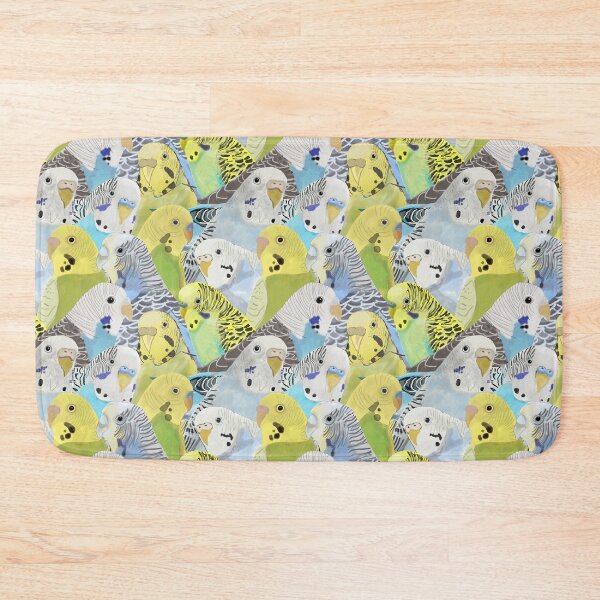 Item preview, Budgie Parakeets designed and sold by Amy Hadden.