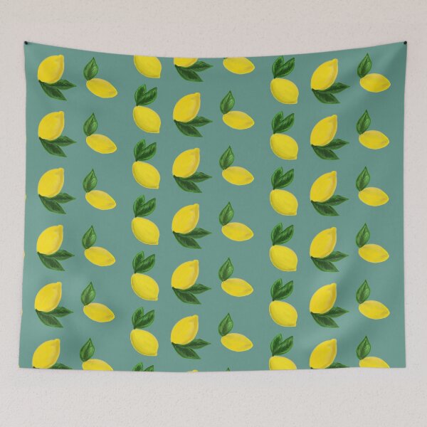 Item preview, Lemon Bedspread  designed and sold by SaltCitySage.