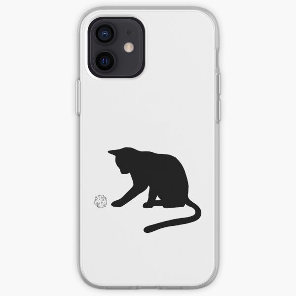 D20 Cat iPhone Soft Case