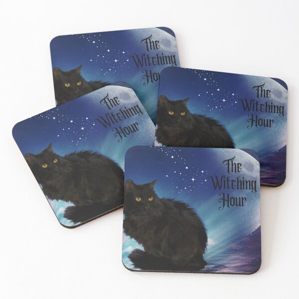 Item preview, The Witching House Black Cat designed and sold by Linda Roisum.
