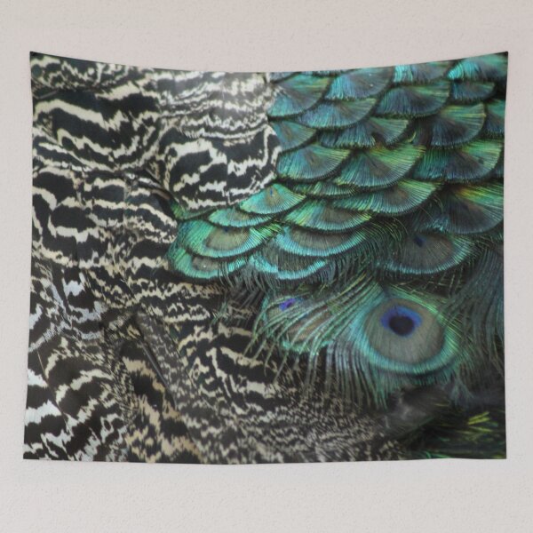 Item preview, Peacock Bird Feathers Plumage Texture 1 designed and sold by Anna Lemos.