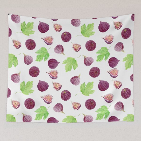 Item preview, Watercolor Illustration of Fruit Figs designed and sold by cornercroft.
