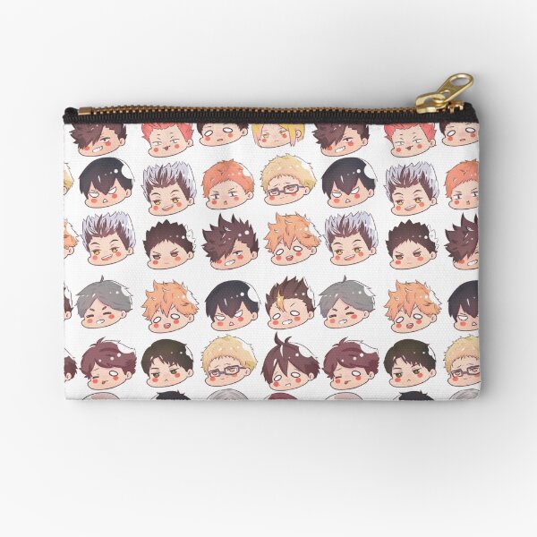 Haikyuu chibi heads Pochette
