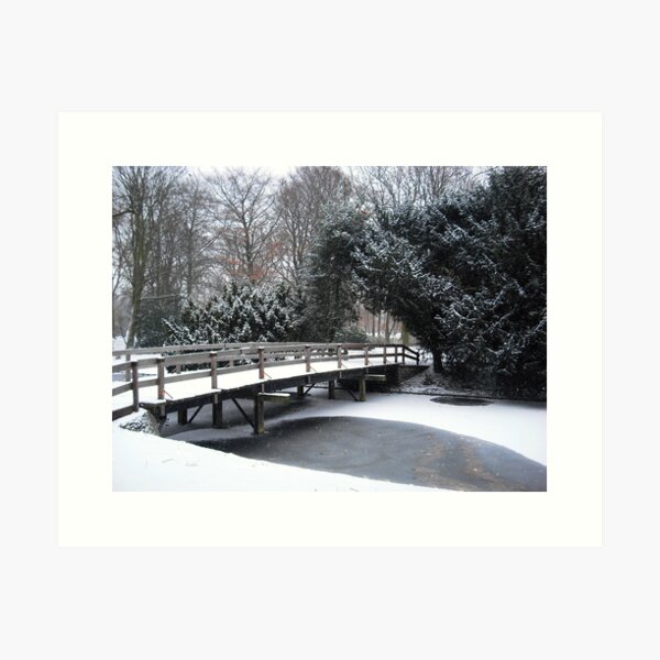 Bridge to tranquility Art Print
