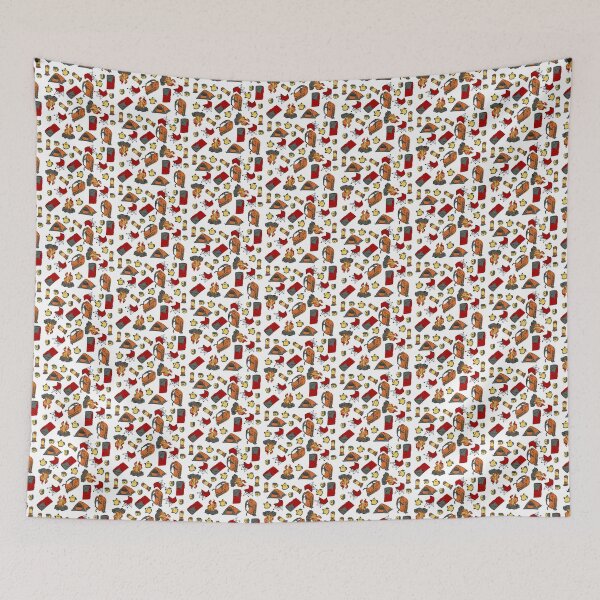 Item preview, Backpacking items pattern designed and sold by SonneFaunArt.