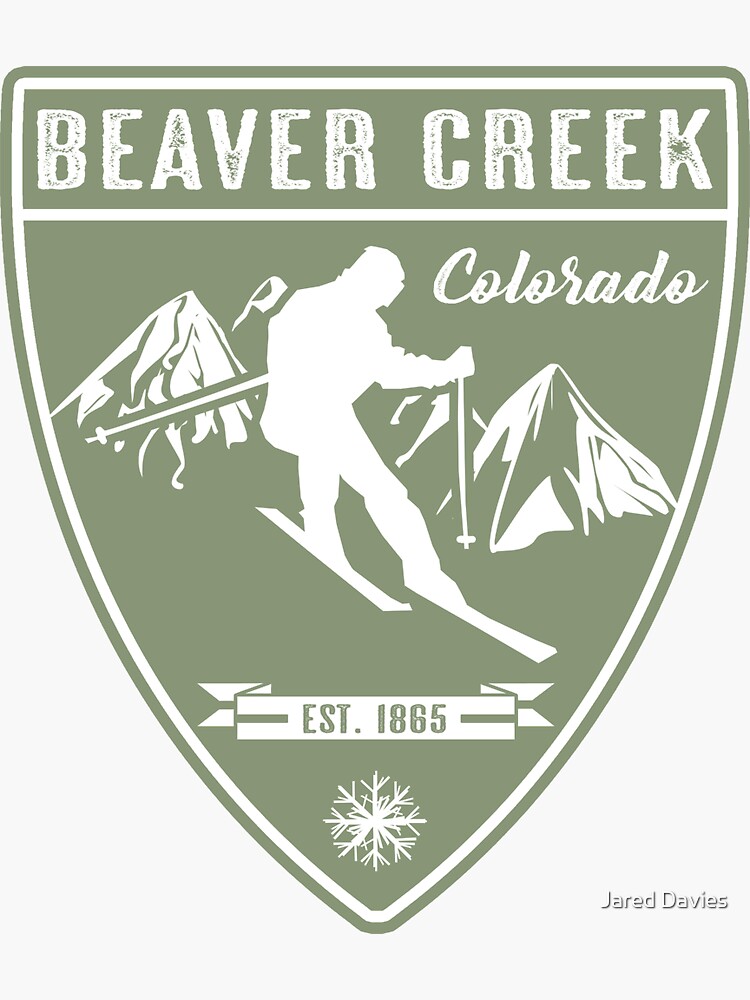 Thumbnail 3 of 3, Sticker, Beaver Creek Colorado designed and sold by MilitaryCandA.