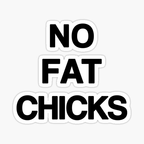 Fat Chicks Stickers | Redbubble