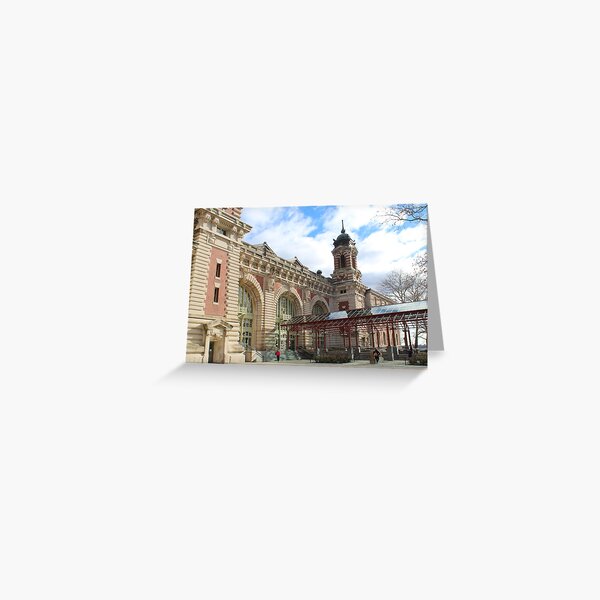 ellis island greeting cards redbubble