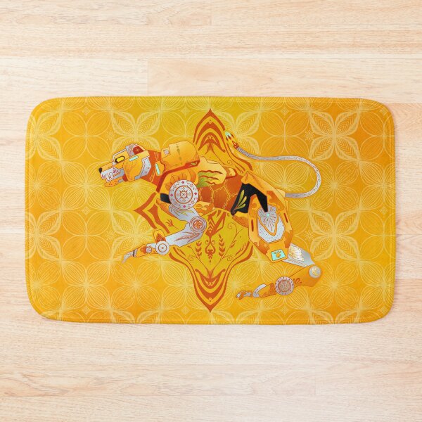 Item preview, Yellow Batik Lion designed and sold by bloomejasmine.