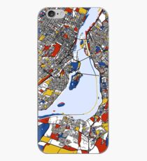 Montreal Mondrian map iPhone Case