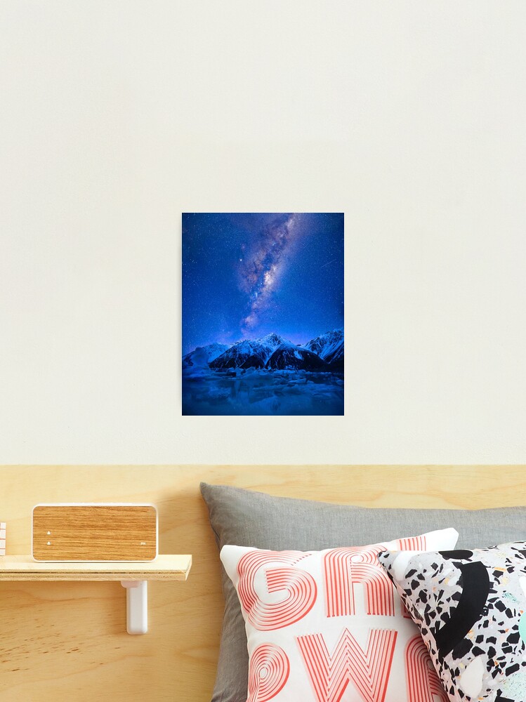 Thumbnail 2 of 3, Photographic Print, Tasman Lake New Zealand designed and sold by AdrianAlford.