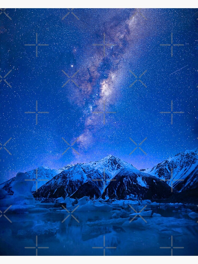 Thumbnail 3 of 3, Photographic Print, Tasman Lake New Zealand designed and sold by AdrianAlford.